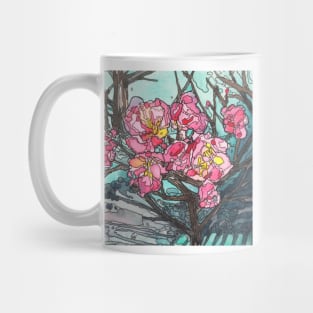 Pink cherry blossoms Mug